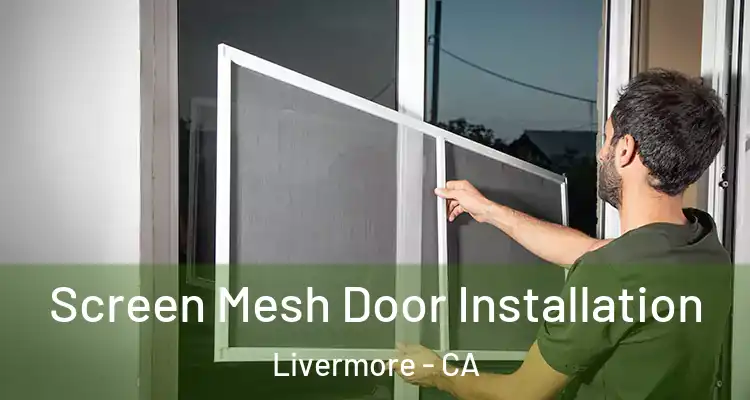  Screen Mesh Door Installation Livermore - CA