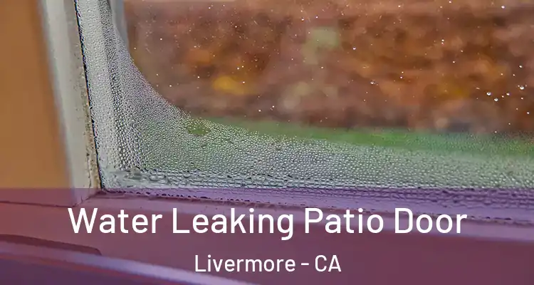  Water Leaking Patio Door Livermore - CA